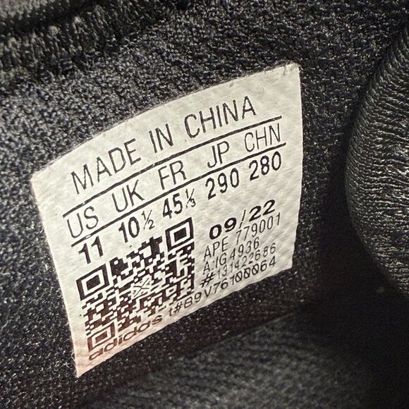 Men’s 11-Adidas BYW Select Black Impact Orange Team Real Magenta Basketball Shoe - Picture 8 of 9